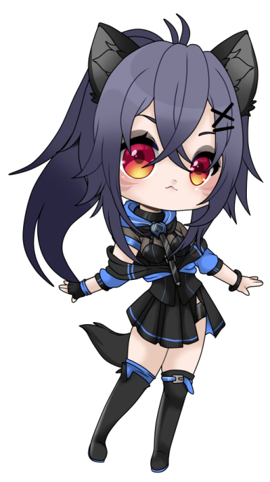 Anime Chibi Drawing of Ashley